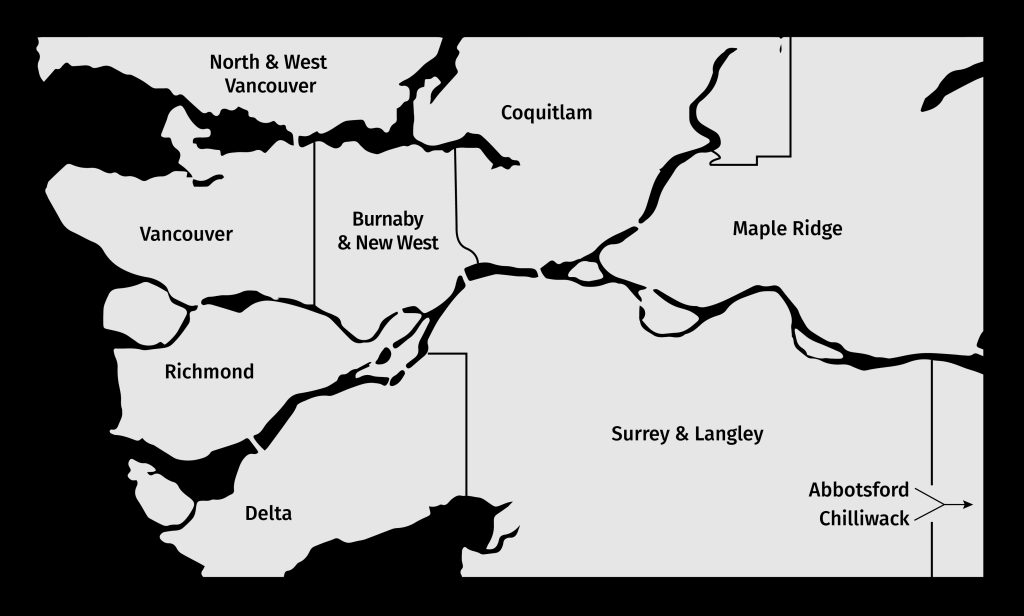 Fraser Valley map