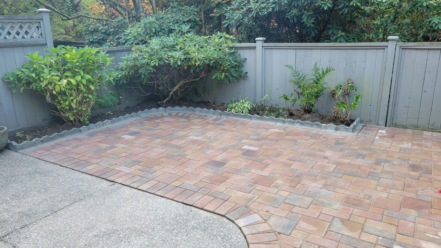 Backyard brickwork