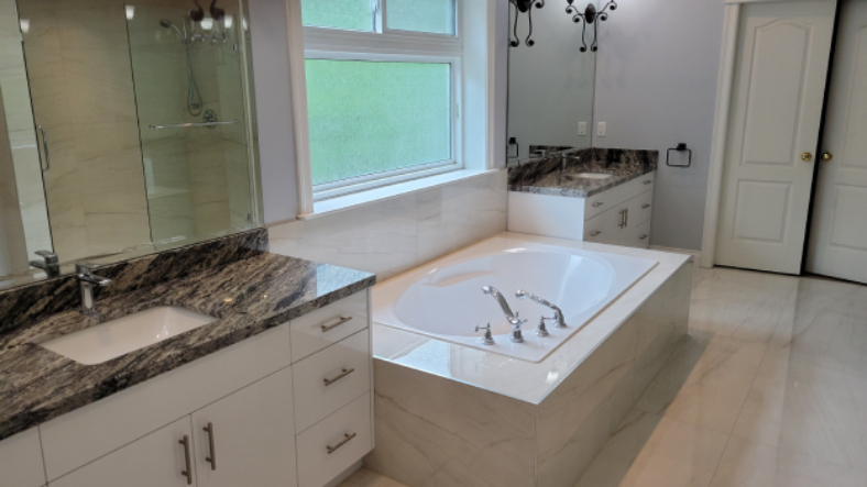 Renovated bathroom
