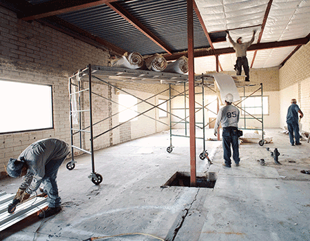 Commercial interior renovation
