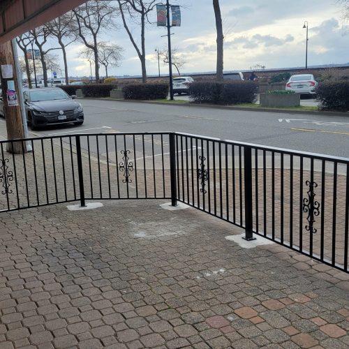 Business railing installation
